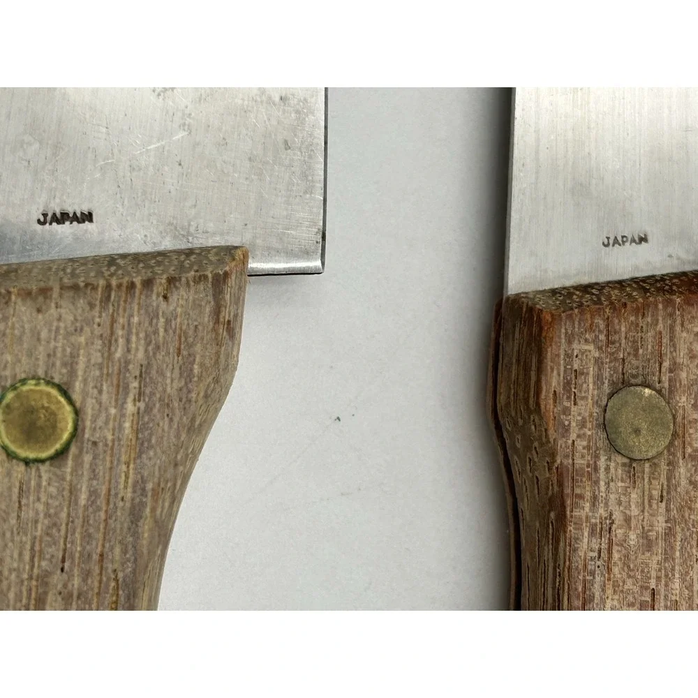 Tedron Swords Butcher's‎ Knives Vintage Molybdenum Vanadium Steel Lot Of 2